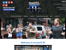 Tablet Screenshot of crossfitiii.com